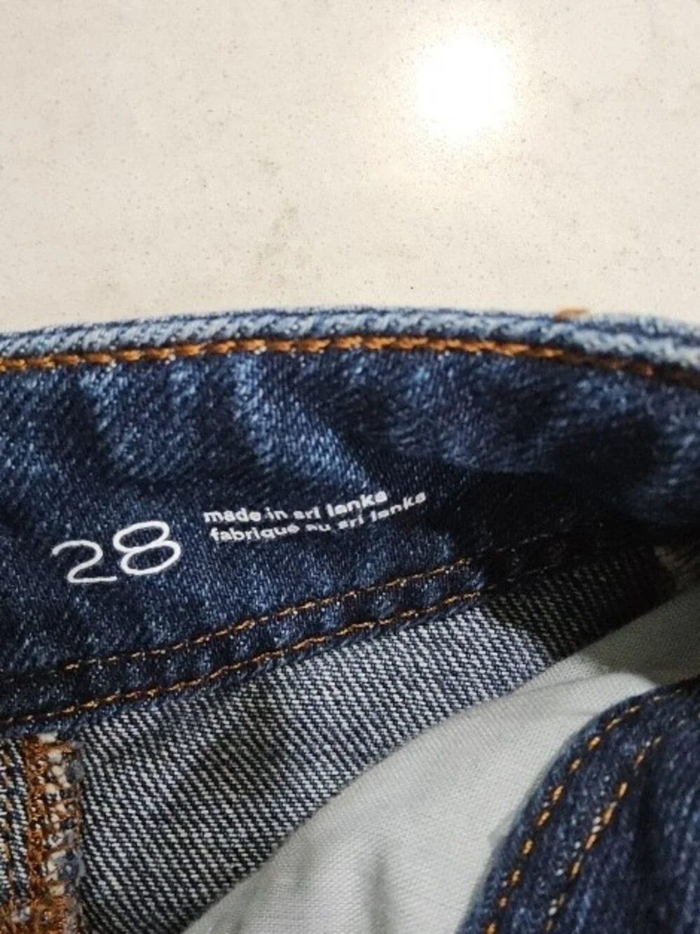 Pilcro Dark Blue Denim Shorts